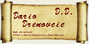 Dario Drenovčić vizit kartica